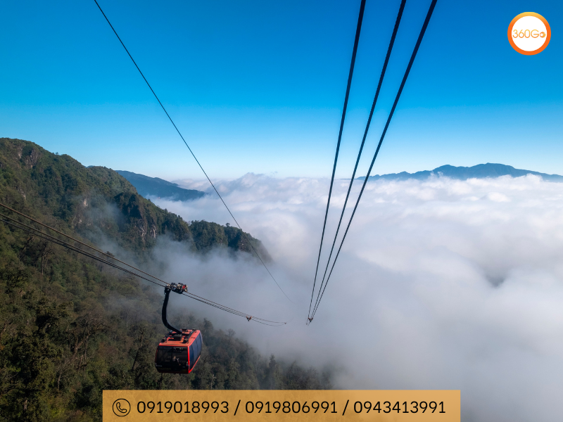 Hệ thống cáp treo 3 dây dài nhất thế giới - Du lịch 360Go 